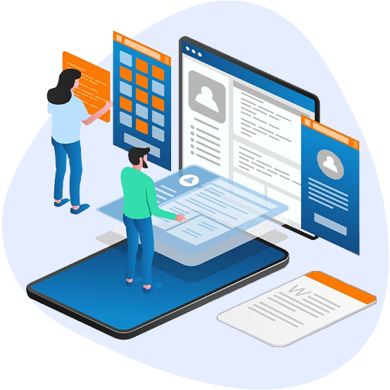 B2C Portal Illustration